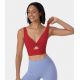 Air Low Support Twisted Cut Out Barre Ballet Dance Sports Bra