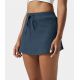 Everyday Drawstring Waffle Knit Mini Chill Skirt-Delectable